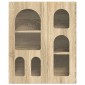 vidaXL Κρεμαστό ντουλάπι με ράφι ELST Sonoma Δρυς 59 x 20 x 71,5 εκ