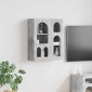 vidaXL Κρεμαστό ντουλάπι ELST Γκρι Σκυροδέματος 59 x 20 x 71,5 εκ