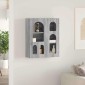 vidaXL Κρεμαστό ντουλάπι με ράφι ELST Γκρι Sonoma 59 x 20 x 71,5 εκ