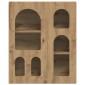 vidaXL Κρεμαστό ντουλάπι με ράφι ELST Artisan Δρυς 59 x 20 x 71,5 εκ
