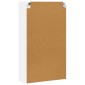 vidaXL Κρεμαστό ντουλάπι με ράφι Επιτοίχιο ELST Λευκό 59 x 20 x 100 εκ