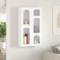 vidaXL Κρεμαστό ντουλάπι ELST Γυαλιστερό Λευκό 59 x 20 x 100 εκ