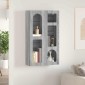 vidaXL Κρεμαστό ντουλάπι με ράφι ELST Γκρι Sonoma 59 x 20 x 100 εκ
