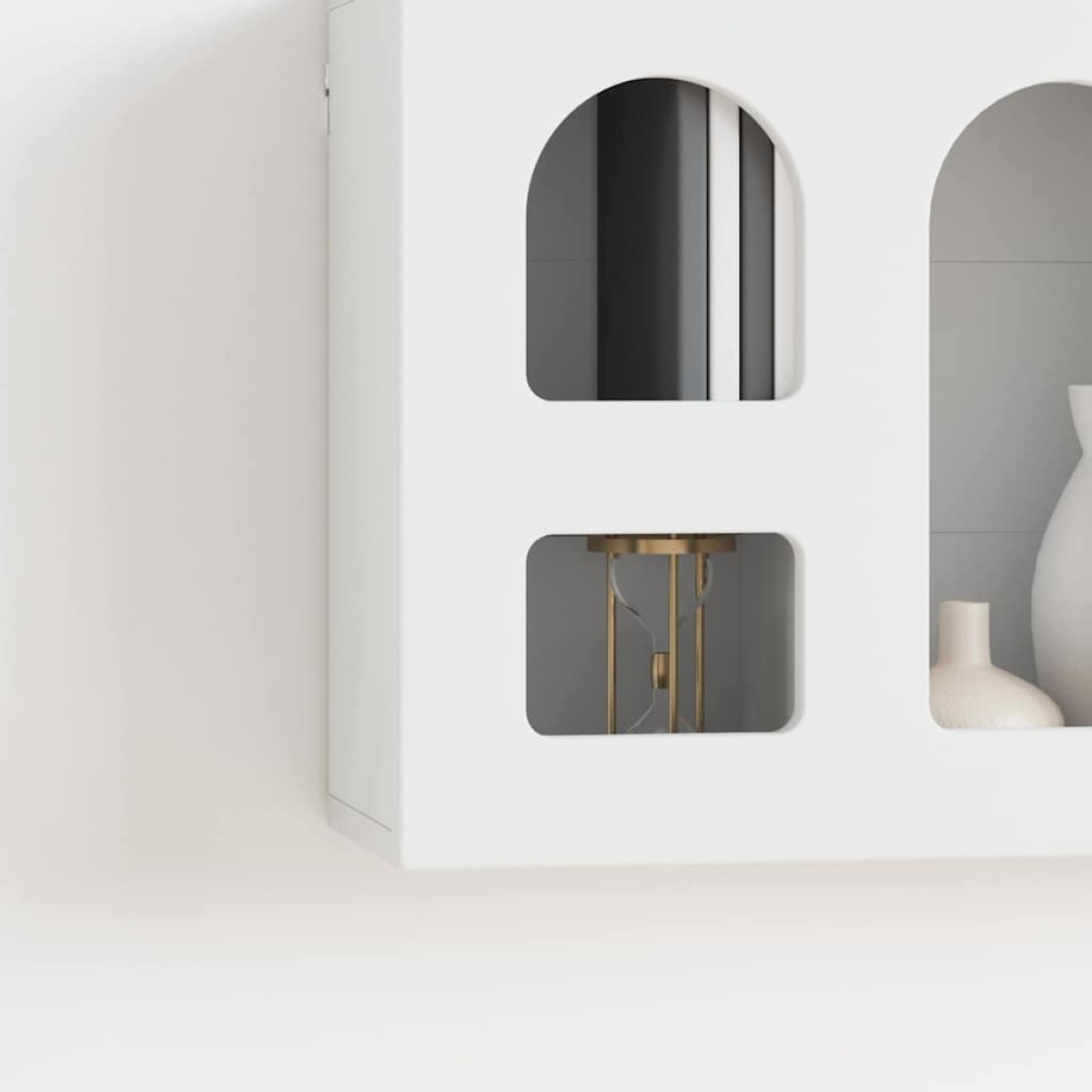 vidaXL Κρεμαστό ντουλάπι ELST Λευκό 60 x 20 x 40 εκ Επεξεργασμένο Ξύλο