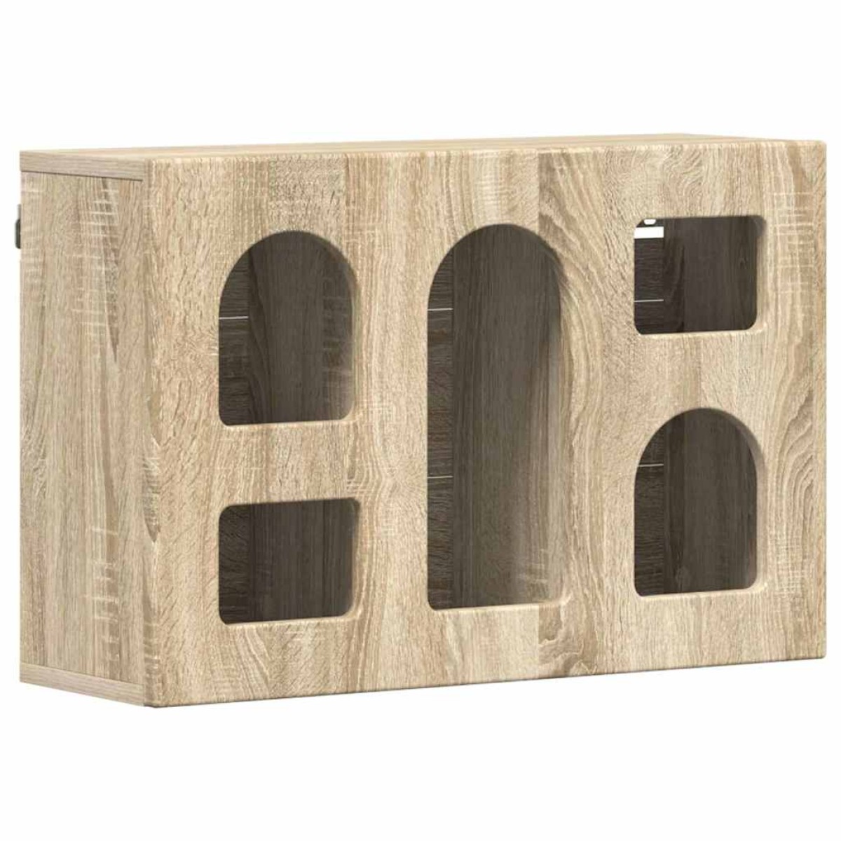 vidaXL Κρεμαστό ντουλάπι με ράφι ELST Sonoma Δρυς 60 x 20 x 40 εκ
