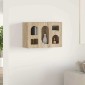 vidaXL Κρεμαστό ντουλάπι με ράφι ELST Sonoma Δρυς 60 x 20 x 40 εκ