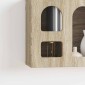 vidaXL Κρεμαστό ντουλάπι με ράφι ELST Sonoma Δρυς 60 x 20 x 40 εκ