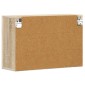 vidaXL Κρεμαστό ντουλάπι με ράφι ELST Sonoma Δρυς 60 x 20 x 40 εκ