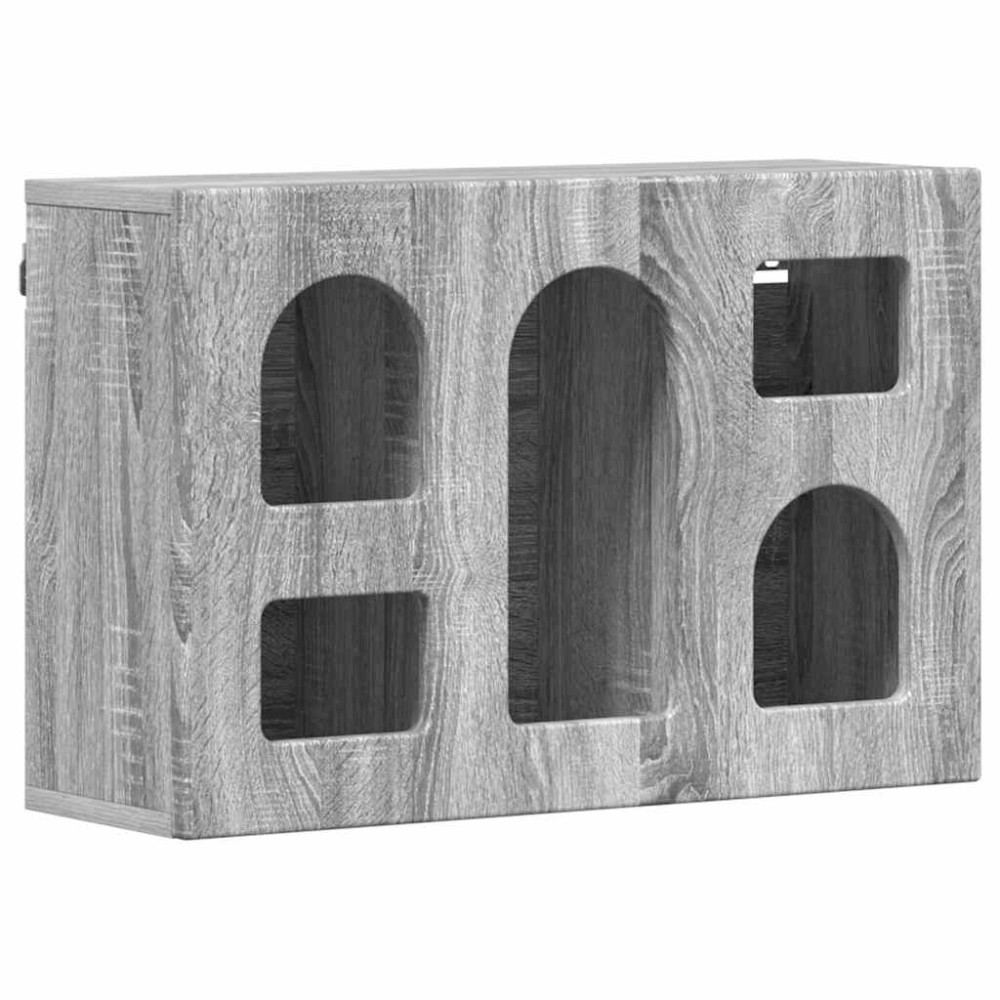 vidaXL Κρεμαστό ντουλάπι με ράφι ELST Γκρι Sonoma 60 x 20 x 40 εκ