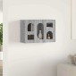 vidaXL Κρεμαστό ντουλάπι με ράφι ELST Γκρι Sonoma 60 x 20 x 40 εκ