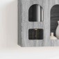 vidaXL Κρεμαστό ντουλάπι με ράφι ELST Γκρι Sonoma 60 x 20 x 40 εκ