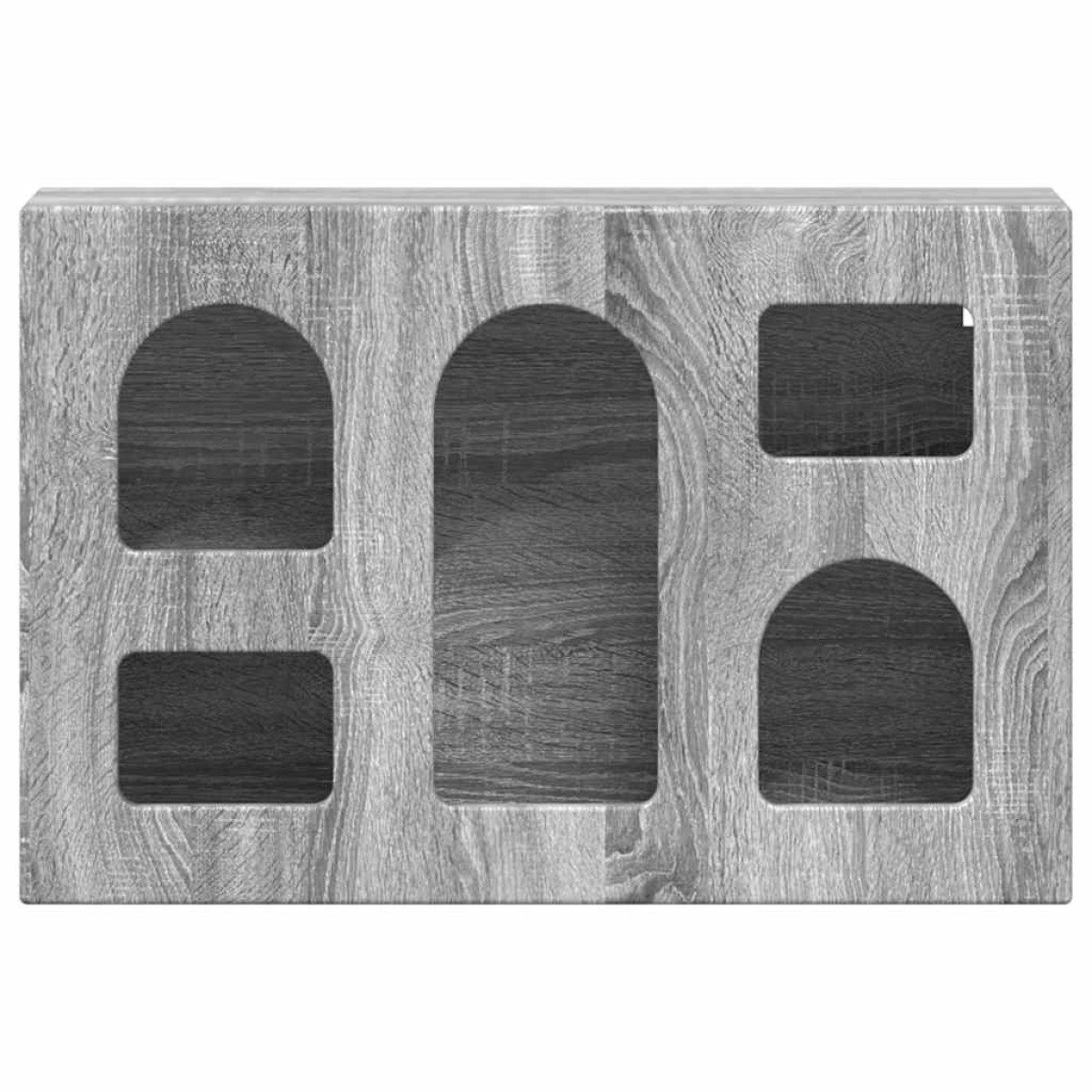 vidaXL Κρεμαστό ντουλάπι με ράφι ELST Γκρι Sonoma 60 x 20 x 40 εκ