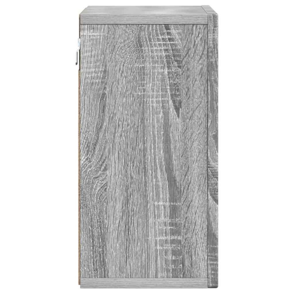 vidaXL Κρεμαστό ντουλάπι με ράφι ELST Γκρι Sonoma 60 x 20 x 40 εκ