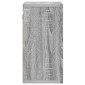 vidaXL Κρεμαστό ντουλάπι με ράφι ELST Γκρι Sonoma 60 x 20 x 40 εκ