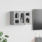 vidaXL Κρεμαστό ντουλάπι με ράφι ELST Γκρι Sonoma 60 x 20 x 40 εκ