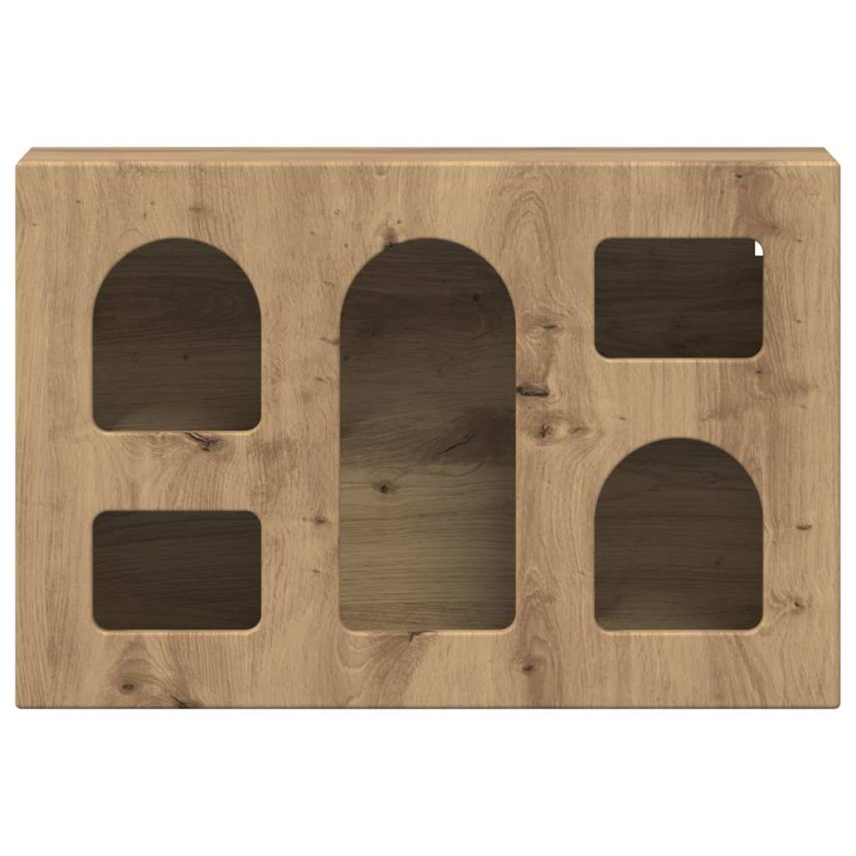 vidaXL Κρεμαστό ντουλάπι με ράφι ELST Artisan Δρυς 60 x 20 x 40 εκ