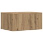 vidaXL Επιτοίχιο γραφείο Artisan Oak Επεξεργασμένο Ξύλο