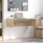 vidaXL Επιτοίχιο γραφείο Δρύς Sonoma Επεξεργασμένο Ξύλο