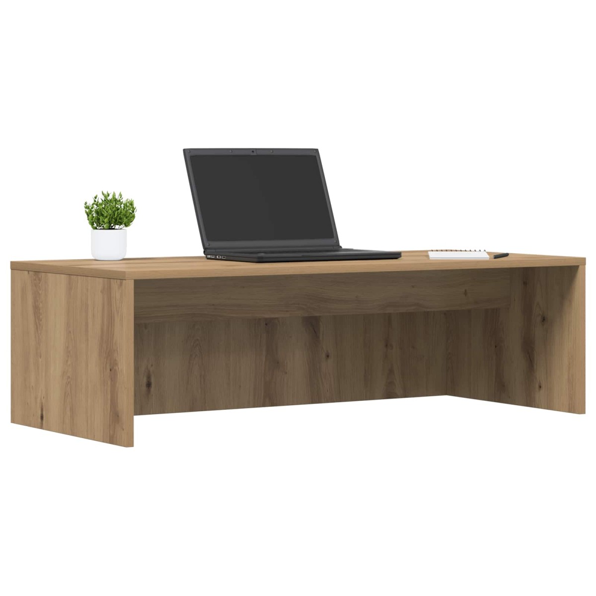vidaXL Επιτοίχιο γραφείο Artisan Oak Επεξεργασμένο Ξύλο