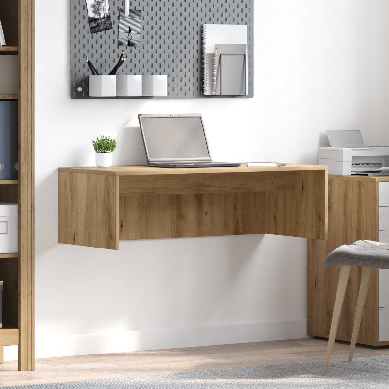 vidaXL Επιτοίχιο γραφείο Artisan Oak Επεξεργασμένο Ξύλο