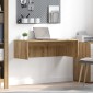 vidaXL Επιτοίχιο γραφείο Artisan Oak Επεξεργασμένο Ξύλο