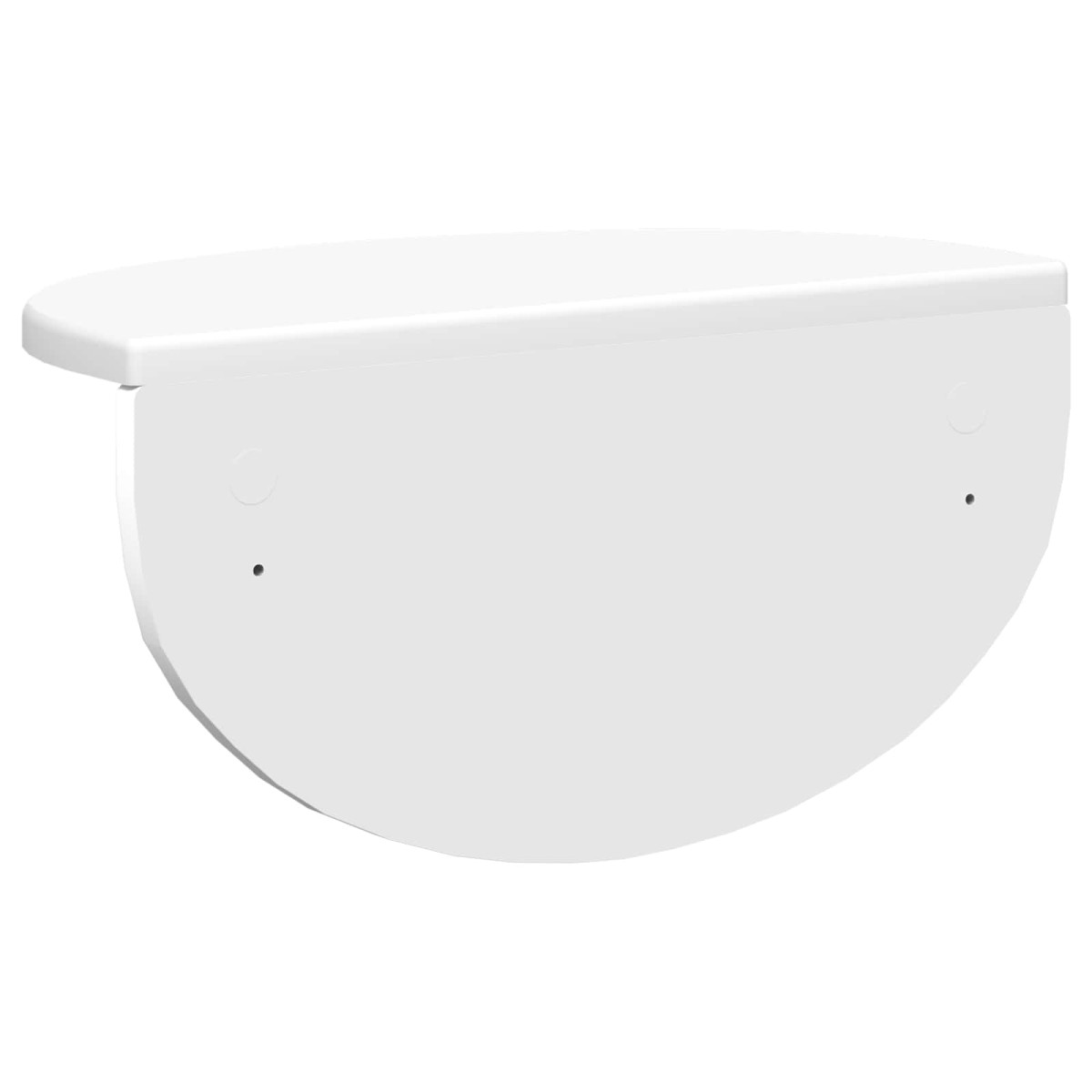 vidaXL Ράφι Τοίχου Επιτοίχιο Λευκό 38 x 19 x 19 εκ Επεξεργασμένο Ξύλο