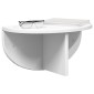 vidaXL Ράφι Τοίχου Επιτοίχιο 2 τμχ. Λευκό 38 x 19 x 19 εκ