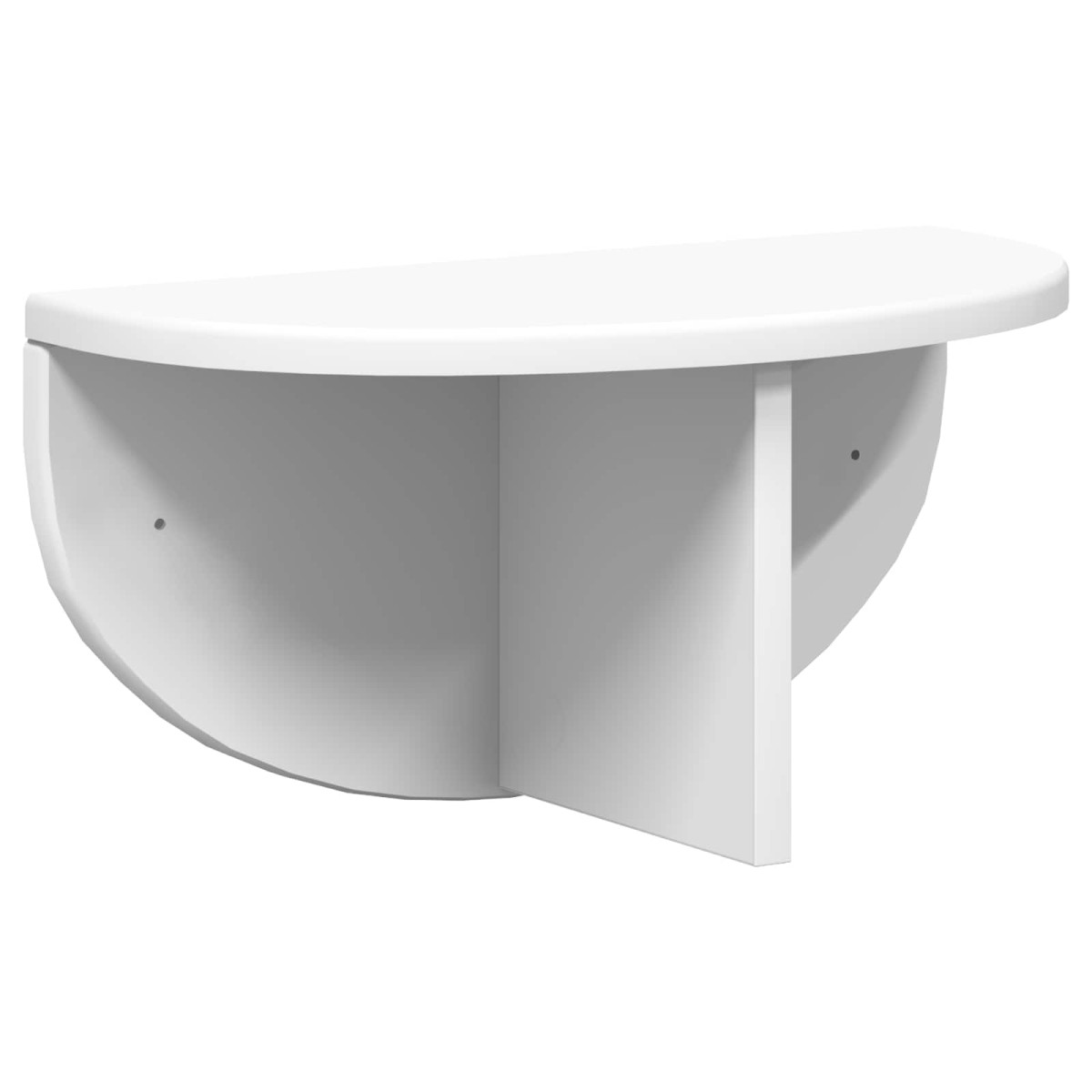 vidaXL Ράφι Τοίχου Επιτοίχιο 2 τμχ. Λευκό 38 x 19 x 19 εκ