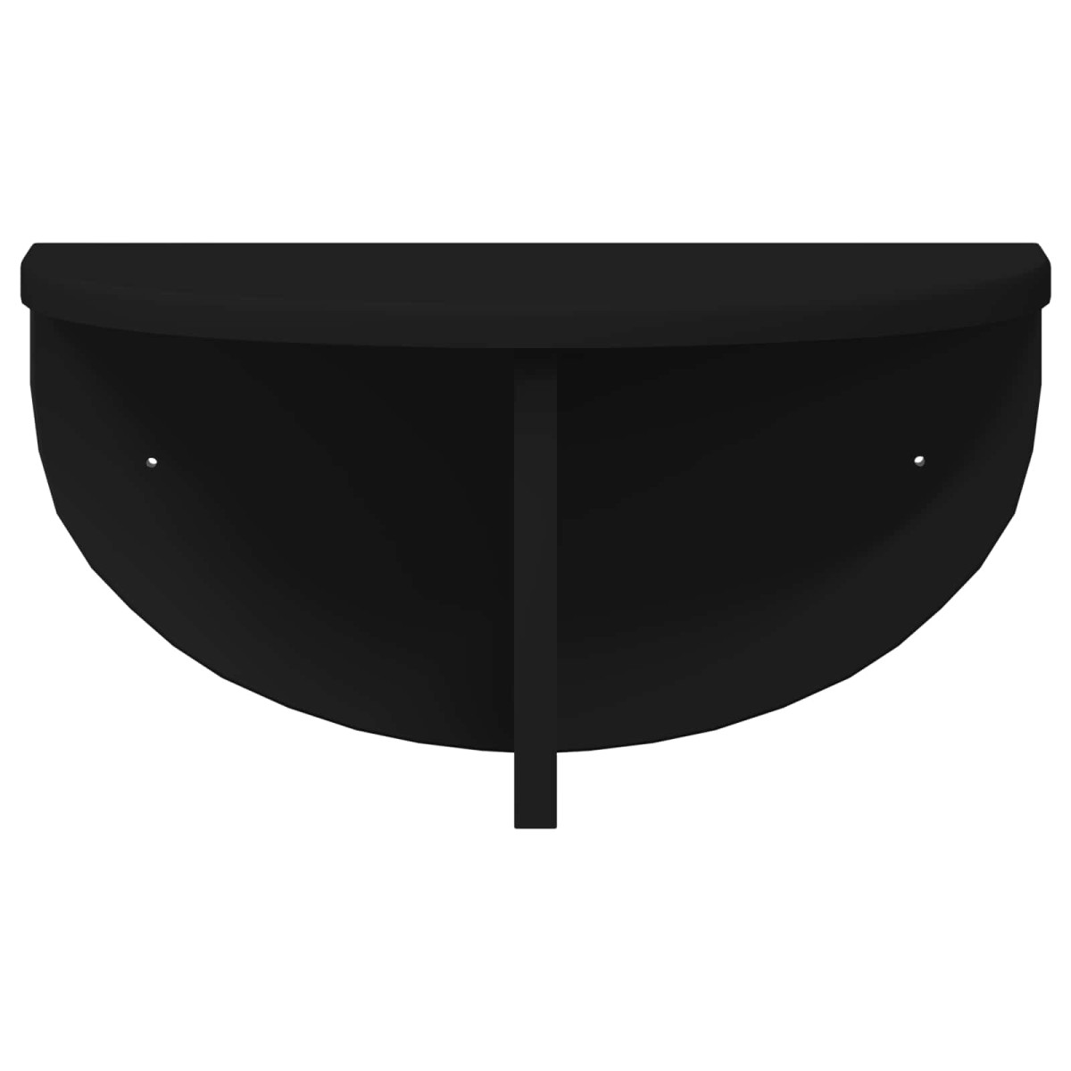 vidaXL Ράφι Τοίχου Επιτοίχιο Μαύρο 38 x 19 x 19 εκ Επεξεργασμένο Ξύλο