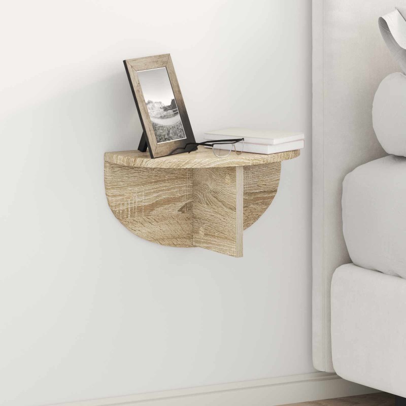 vidaXL Ράφι Τοίχου Επιτοίχιο Δρύς Sonoma 38 x 19 x 19 εκ