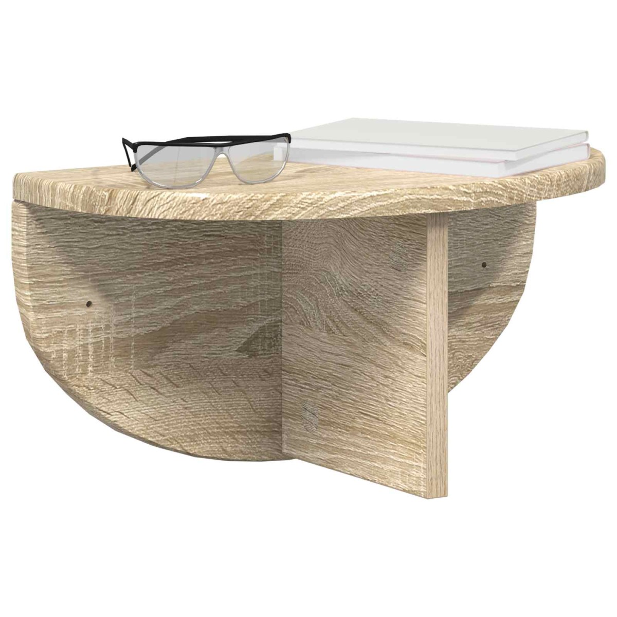 vidaXL Ράφι Τοίχου Επιτοίχιο 2 τμχ. Δρύς Sonoma 38 x 19 x 19 εκ
