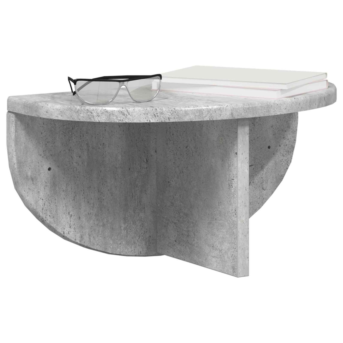 vidaXL Ράφι Τοίχου Επιτοίχιο Σκυρόδεμα Γκρι 38 x 19 x 19 εκ