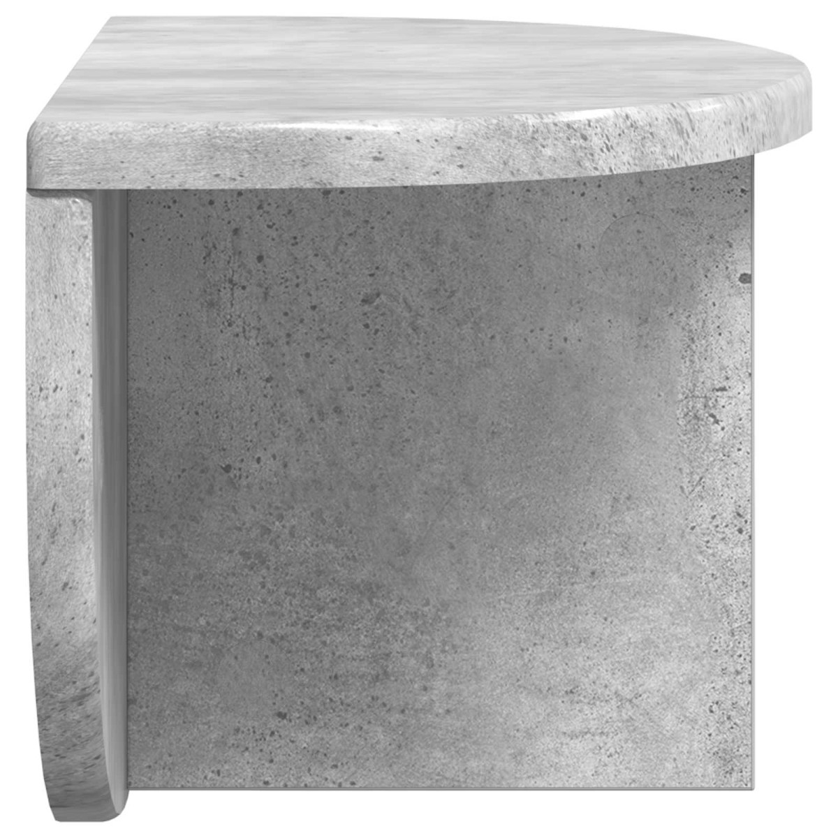 vidaXL Ράφι Τοίχου Επιτοίχιο Σκυρόδεμα Γκρι 38 x 19 x 19 εκ