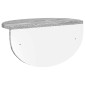 vidaXL Ράφι Τοίχου Επιτοίχιο Γκρίζο Σονομα 38 x 19 x 19 εκ