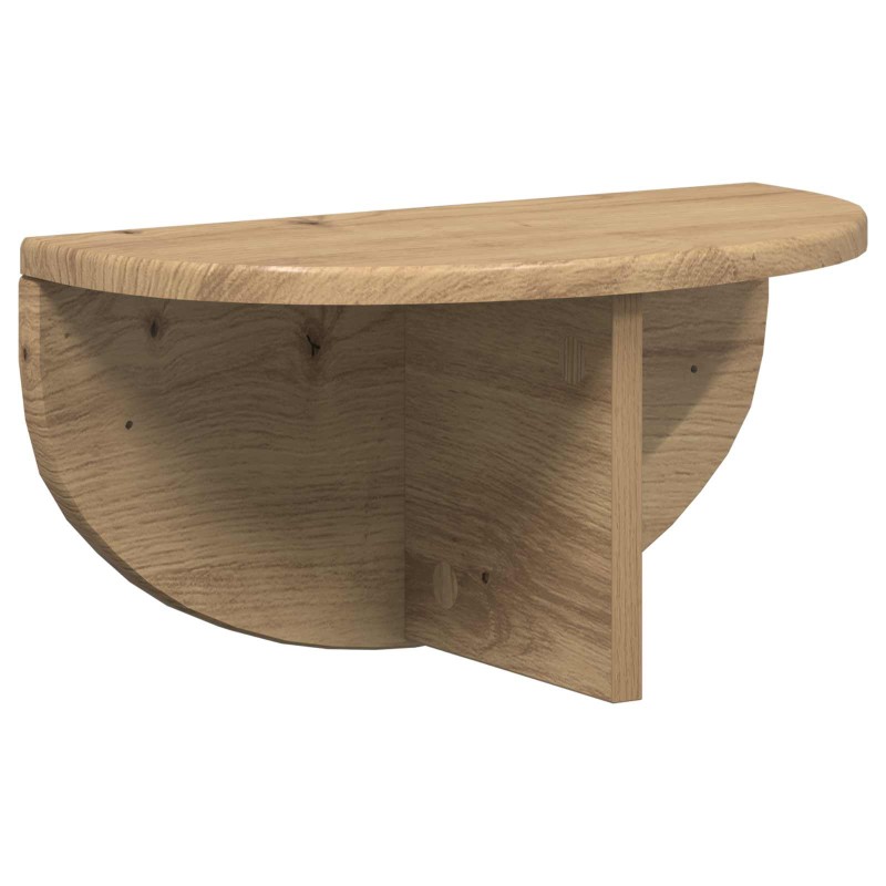 vidaXL Ράφι Τοίχου Επιτοίχιο Artisan Oak 38 x 19 x 19 εκ