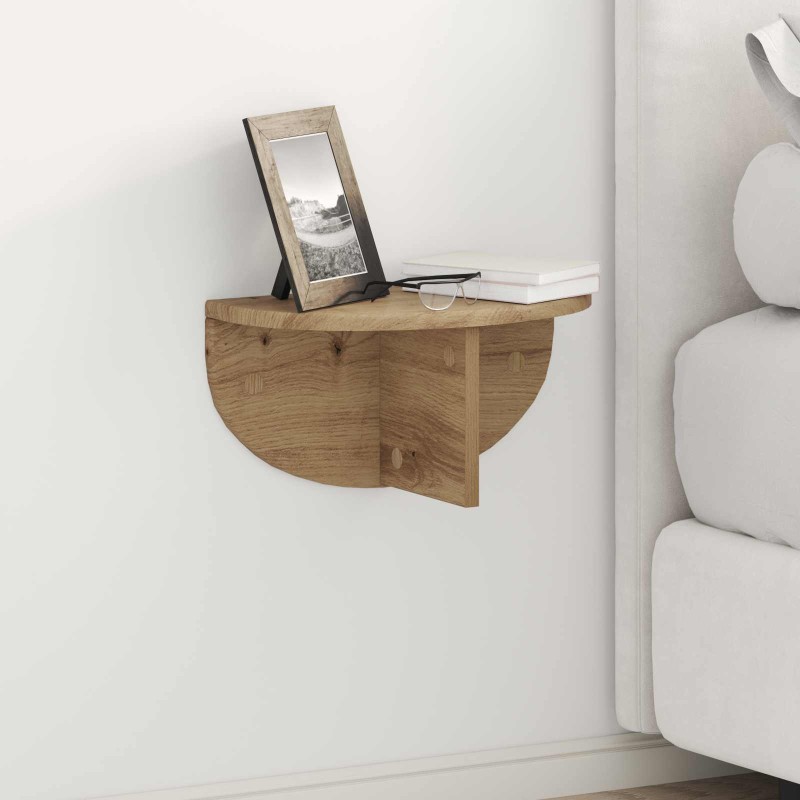 vidaXL Ράφι Τοίχου Επιτοίχιο Artisan Oak 38 x 19 x 19 εκ
