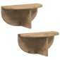 vidaXL Ράφι Τοίχου Επιτοίχιο 2 τμχ. Artisan Oak 38 x 19 x 19 εκ