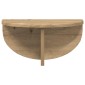 vidaXL Ράφι Τοίχου Επιτοίχιο 2 τμχ. Artisan Oak 38 x 19 x 19 εκ