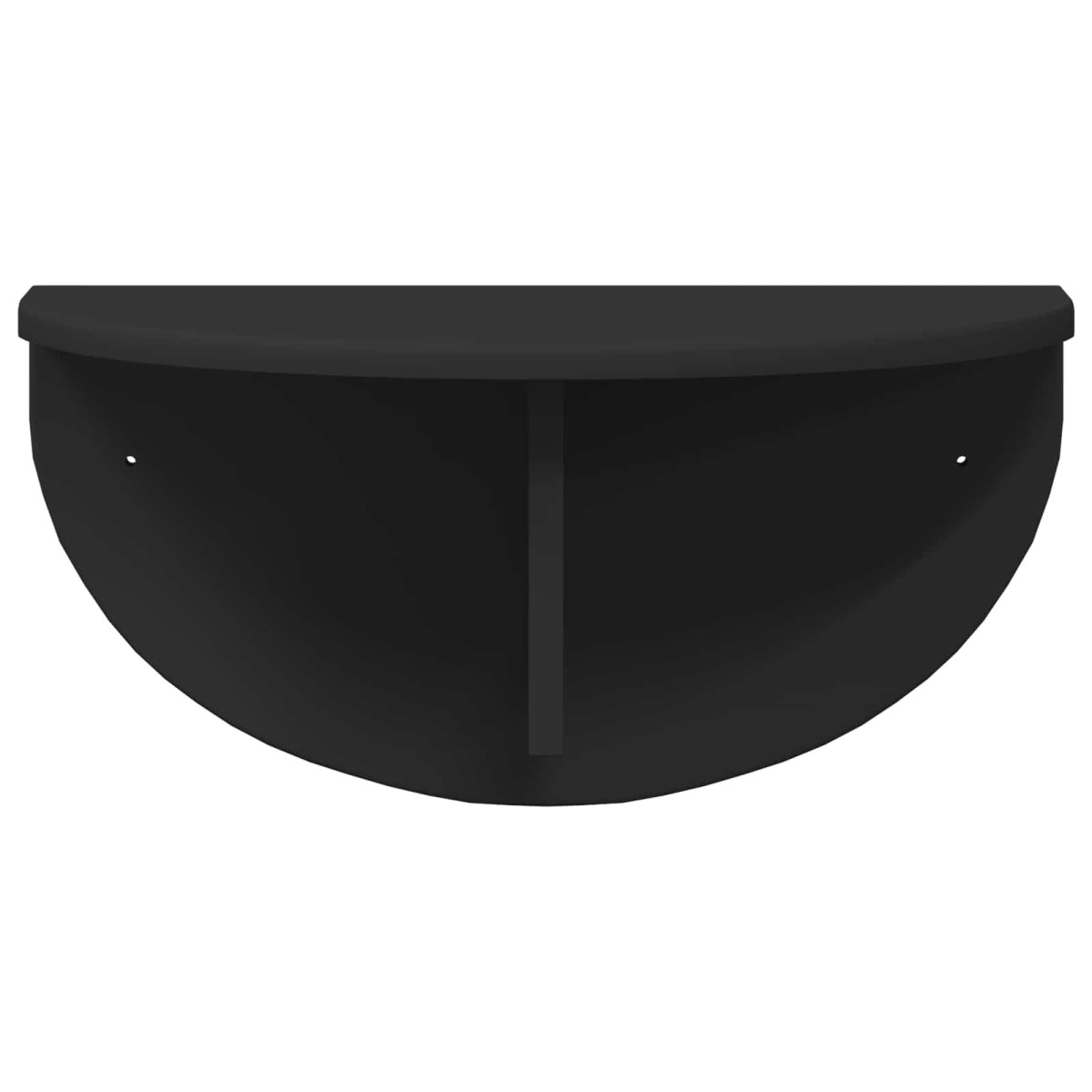 vidaXL Ράφι Τοίχου Επιτοίχιο Μαύρο 48 x 24 x 24 εκ Επεξεργασμένο Ξύλο