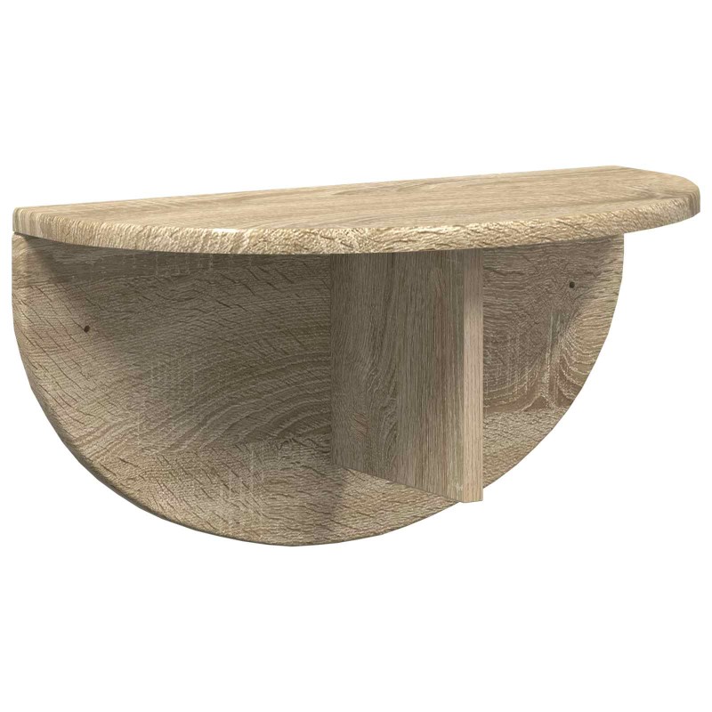 vidaXL Ράφι Τοίχου Επιτοίχιο Δρύς Sonoma 48 x 24 x 24 εκ