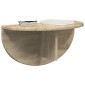 vidaXL Ράφι Τοίχου Επιτοίχιο 2 τμχ. Δρύς Sonoma 48 x 24 x 24 εκ