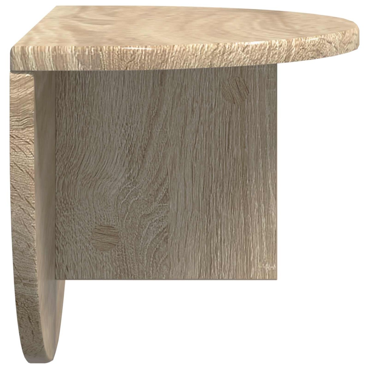 vidaXL Ράφι Τοίχου Επιτοίχιο 2 τμχ. Δρύς Sonoma 48 x 24 x 24 εκ