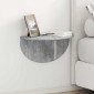 vidaXL Ράφι Τοίχου Επιτοίχιο Σκυρόδεμα Γκρι 48 x 24 x 24 εκ