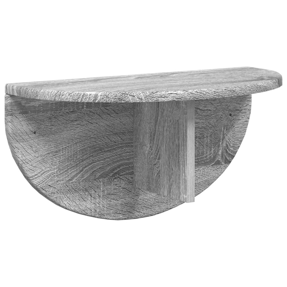 vidaXL Ράφι Τοίχου Επιτοίχιο Γκρίζο Σονομα 48 x 24 x 24 εκ