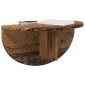 vidaXL Ράφι Τοίχου Επιτοίχιο Παλιό ξύλο 48 x 24 x 24 εκ