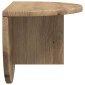 vidaXL Ράφι Τοίχου Επιτοίχιο Artisan Oak 48 x 24 x 24 εκ