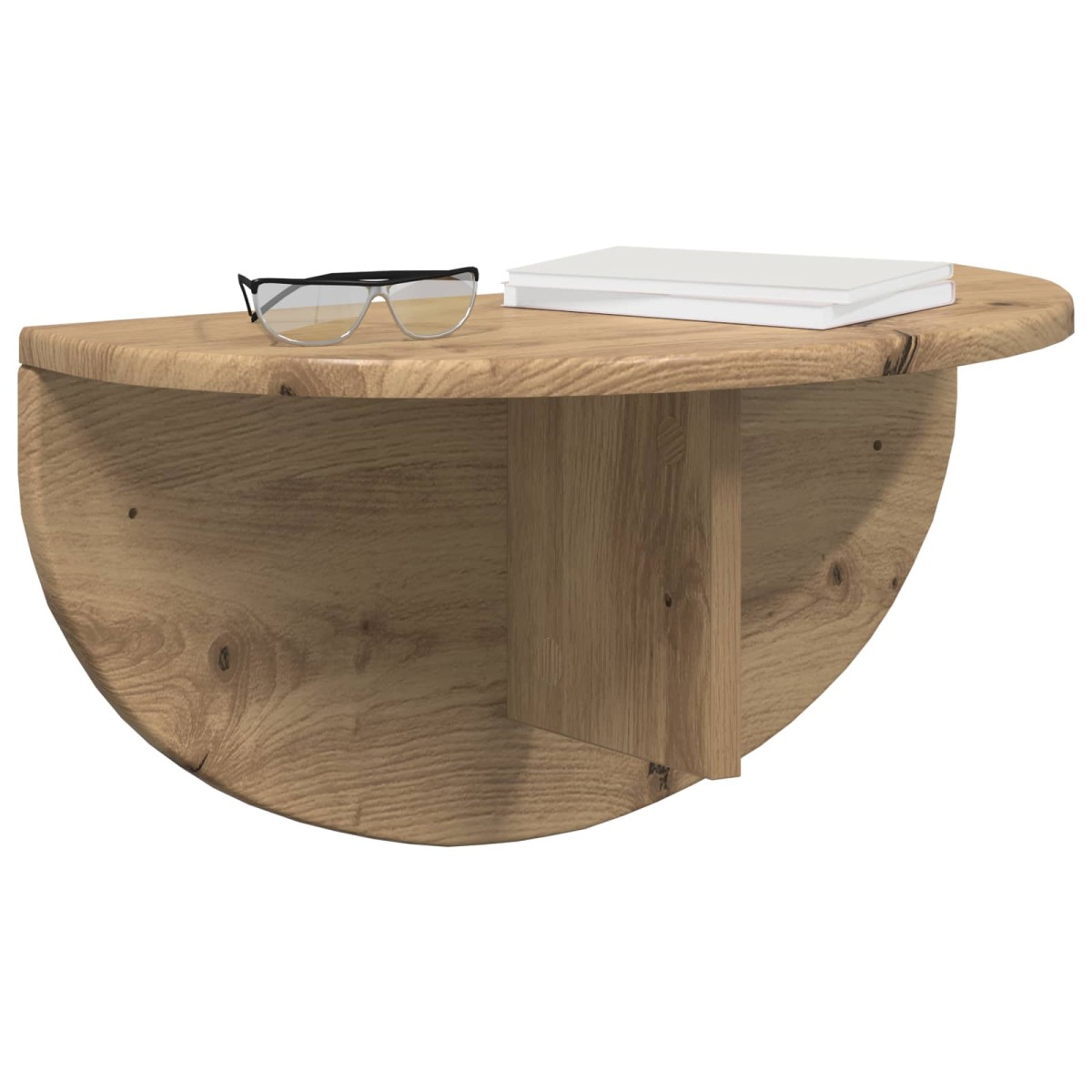vidaXL Ράφι Τοίχου Επιτοίχιο 2 τμχ. Artisan Oak 48 x 24 x 24 εκ