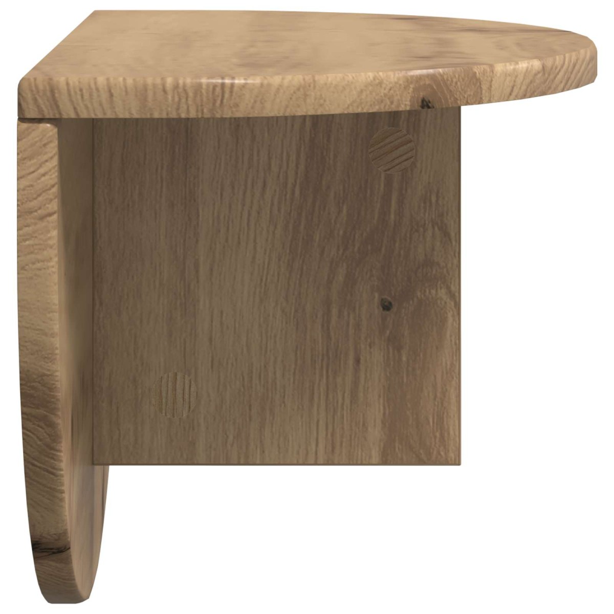vidaXL Ράφι Τοίχου Επιτοίχιο 2 τμχ. Artisan Oak 48 x 24 x 24 εκ