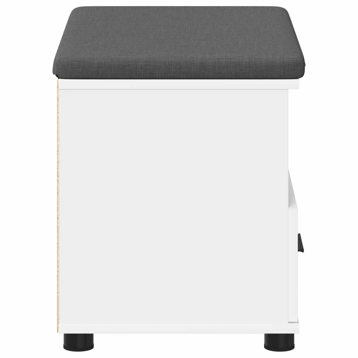 vidaXL Παγκάκι Χαλωρίου Λευκός 60 x 38 x 46 εκ