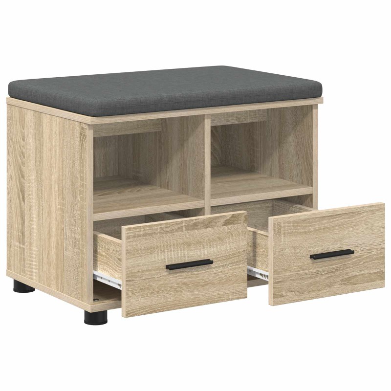 vidaXL Παγκάκι Χαλωρίου Δρύς Sonoma 60 x 38 x 46 εκ